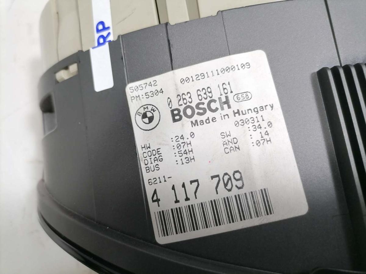 BMW 3er E46 Limousine BJ 2003 Kombiinstrument Tacho 3.0D 0263639161